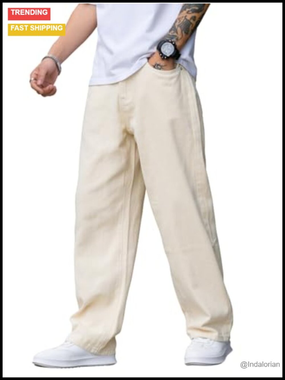 High Waist Baggy Jeans Wide Leg Classic Denim Pants